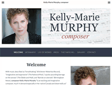 Tablet Screenshot of kellymariemurphy.com